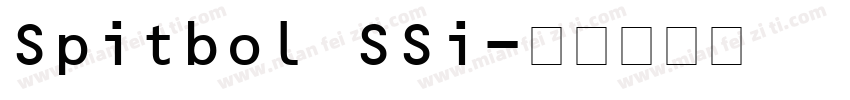 Spitbol SSi字体转换